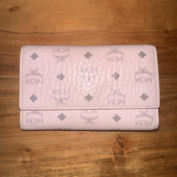 MCM Handbags - MCM Visetos Trifold Wallet